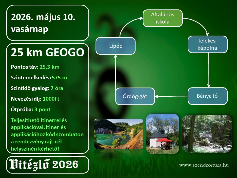 25 km gyalog táv GeoGo